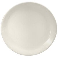 Oneida Buffalo Cream White Ware by 1880 Hospitality F9000000125C 7 1/4" Porcelain Coupe Plate - 36/Case