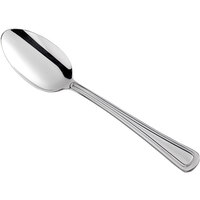 World Tableware 918 003 Classic Rim 8 1/8 inch 18/0 Stainless Steel Heavy Weight Tablespoon - 36/Case