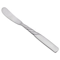 World Tableware 322 053 Collingwood 6 3/4 inch 18/0 Stainless Steel Heavy Weight Butter Spreader - 36/Case
