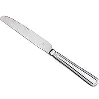 World Tableware 918 7512 Classic Rim 9 5/8 inch 18/0 Stainless Steel Heavy Weight Dinner Knife with Pinched Bolster - 36/Case
