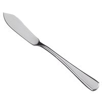 World Tableware 304 053 Adrina 6 5/8 inch 18/0 Stainless Steel Heavy Weight Flat Handle Butter Spreader - 36/Case