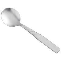 World Tableware 322 016 Collingwood 6 1/8 inch 18/0 Stainless Steel Heavy Weight Bouillon Spoon - 36/Case