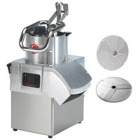 Sammic CA-41 Full Moon Pusher Continuous Feed Food Processor with 2 Discs - 1 1/2 hp
