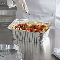 Choice 5 lb. Oblong Foil Take Out Container - 250/Case