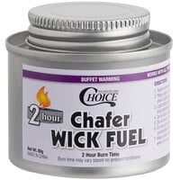 Choice 2 Hour Wick Chafing Dish Fuel with Safety Twist Cap - 24/Case