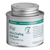 Choice 2 Hour Wick Chafing Dish Fuel with Safety Twist Cap - 24/Case