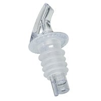 Precision Pours 999 CL Crystal Clear Free Flow Liquor Pourer - 12/Pack