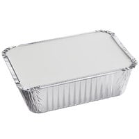 Choice 5 lb. Oblong Foil Container with Board Lid - 250/Case