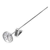 Taylor 6246J 1 3/4" Dial Charbroiler Thermometer with 15" Stem