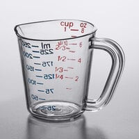 Carlisle 4314107 1 Cup Clear Polycarbonate Measuring Cup