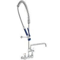 Waterloo 1.15 GPM Wall-Mounted Pre-Rinse Faucet with 8 inch Centers and 12 inch Add-On Faucet