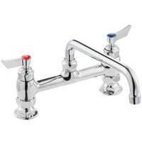 Waterloo Deck-Mounted Faucet with 8" Centers and 10" Swing Spout