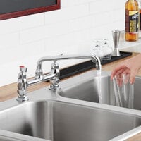 Waterloo Deck-Mounted Faucet with 8 inch Centers and 10 inch Swing Spout