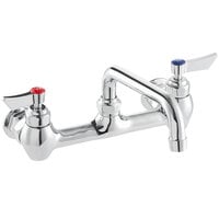 Waterloo Wall-Mounted Faucet with 8 inch Centers and 8 inch Swing Spout