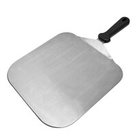Fat Daddio's Stainless Steel Pizza Peel / Cake Lifter with 12 1/4 inch x 12 1/4 inch Blade SPAT-PEEL