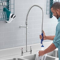 Waterloo 1.15 GPM Deck-Mounted Pre-Rinse Faucet with 8 inch Centers