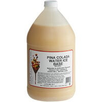 I. Rice 1 Gallon Pina Colada Water Ice Base - 4/Case