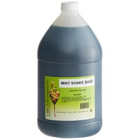 I. Rice 1 Gallon Mint Milkshake Base Syrup - 4/Case