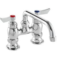 Waterloo Deck-Mounted Faucet with 4" Centers and 8" Swing Spout