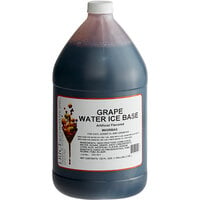 I. Rice 1 Gallon Grape Water Ice Base - 4/Case