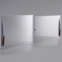 Avantco 360LIDDFF20 Top and Bottom Glass Lids for DFF20-HC Freezers - 2/Set