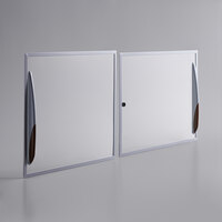 Avantco 360LIDDFF16 Top and Bottom Glass Lids for DFF16-HC Freezers - 2/Set