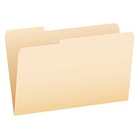 Pendaflex 753 1/3 Manila Legal Size 1/3 Cut File Folder - 100/Box