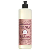 Mrs. Meyer's Clean Day 316558 16 oz. Rose Scented Dish Soap - 6/Case