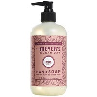 Mrs. Meyer's Clean Day 316561 12.5 oz. Rose Scented Hand Soap with Pump - 6/Case