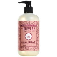 Mrs. Meyer's Clean Day 316561 12.5 oz. Rose Scented Hand Soap with Pump - 6/Case