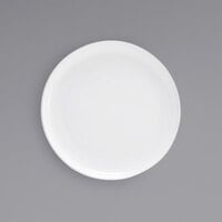 Front of the House DDP014WHP23 Harmony 10" Bright White Coupe Round Porcelain Plate - 12/Case