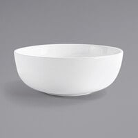 Front of the House BBO036WHP20 Harmony 150 oz. Bright White Round Porcelain Bowl - 2/Case