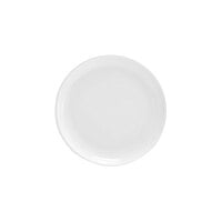 Front of the House Harmony 7 1/2" Bright White Coupe Round Porcelain Plate - 12/Case