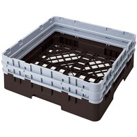 Cambro BR578167 Brown Camrack Full Size Open Base Rack with 2 Extenders