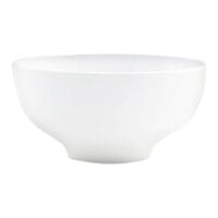 Front of the House Harmony 23 oz. Bright White Tall Round Porcelain Bowl - 12/Case