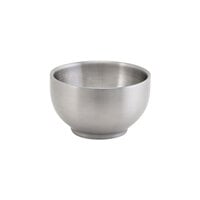 Front of the House DBO124BSS23 Harmony 2.5 oz. Brushed Stainless Steel Round Double Wall Ramekin - 12/Case
