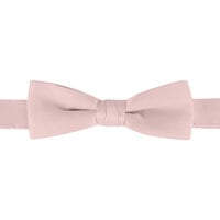 Henry Segal Light Pink 1 1/2" (H) x 4 1/4" (W) Adjustable Band Poly-Satin Bow Tie