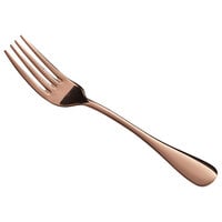 Acopa Vernon Rose Gold 6 3/4 inch 18/0 Stainless Steel Heavy Weight Salad Fork - 12/Case
