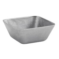 Front of the House DSD068ANS23 Mod 3 oz. Square Antique Finish Stainless Steel Ramekin - 12/Case