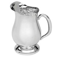Vollrath 46599 61 oz. Mirror Finish Stainless Steel Water Pitcher with Ice Guard