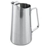 Vollrath 46403 64 oz. Stainless Steel Water Pitcher with Ice Guard