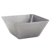 Front of the House DBO158ANS23 Mod 13 oz. Square Antique Finish Stainless Steel Bowl - 12/Case