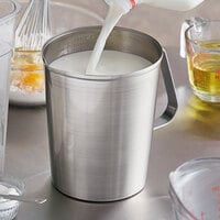 Vollrath 95640 2 Qt. Stainless Steel Graduated Measuring Cup