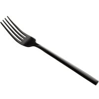 Acopa Phoenix Black 8 1/4 inch 18/0 Stainless Steel Forged Dinner Fork - 12/Case