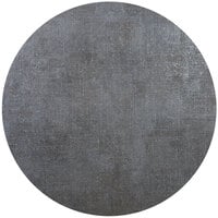 BFM Seating Midtown 36" Round Tabletop - Frosted Slate