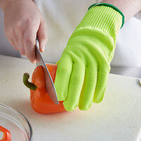 Mercer Culinary M33415YLM Millennia Colors® Yellow A4 Level Cut-Resistant Glove - Medium