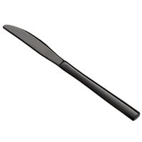 Acopa Phoenix Black 9 5/16 inch 18/0 Stainless Steel Forged Dinner Knife - 12/Case