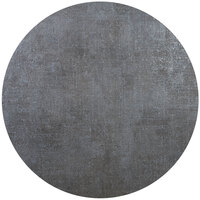BFM Seating FS30R Midtown 30 inch Round Indoor Tabletop - Frosted Slate