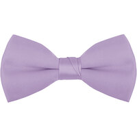 Henry Segal Lavender 2" (H) x 4" (W) Wide Clip-On Poly-Satin Bow Tie