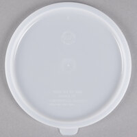 Carlisle 020302 Lid for 2 and 3.5 Qt. White Round Containers